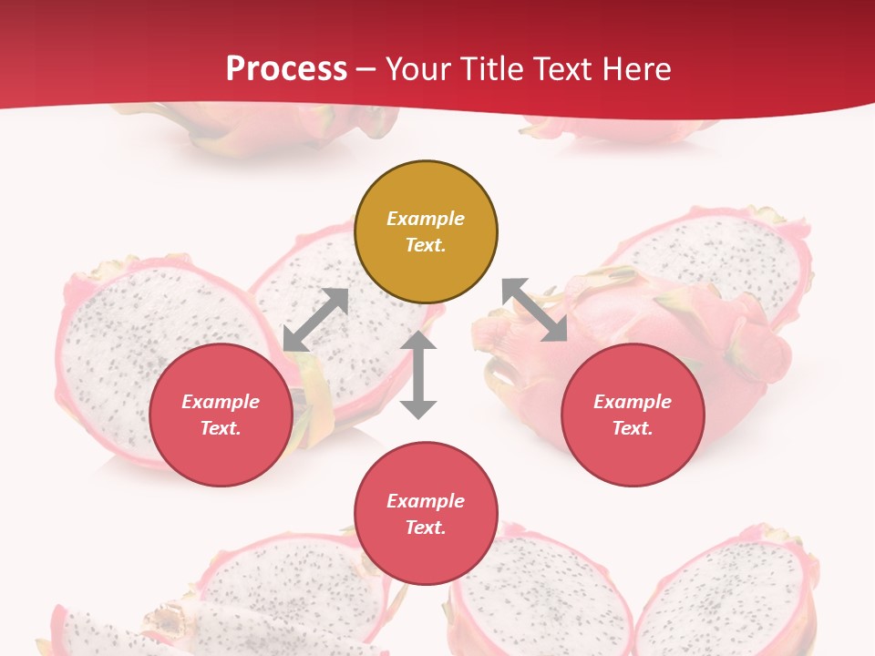White Food Ripe PowerPoint Template