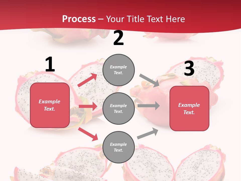 White Food Ripe PowerPoint Template
