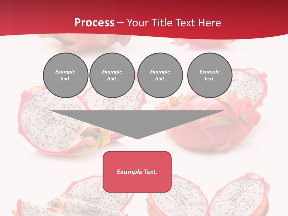 White Food Ripe PowerPoint Template