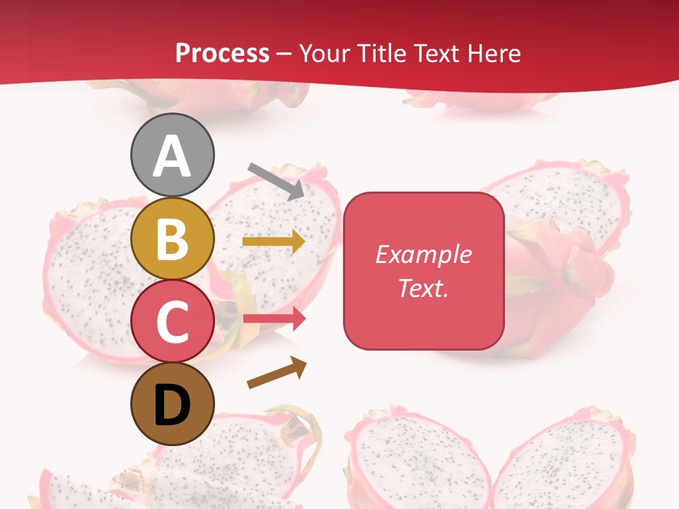 White Food Ripe PowerPoint Template