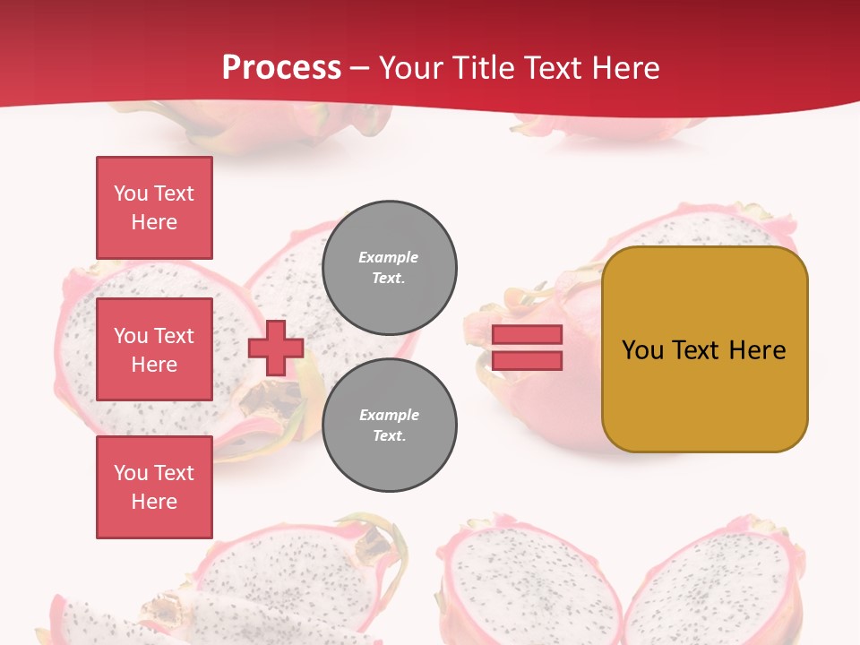 White Food Ripe PowerPoint Template