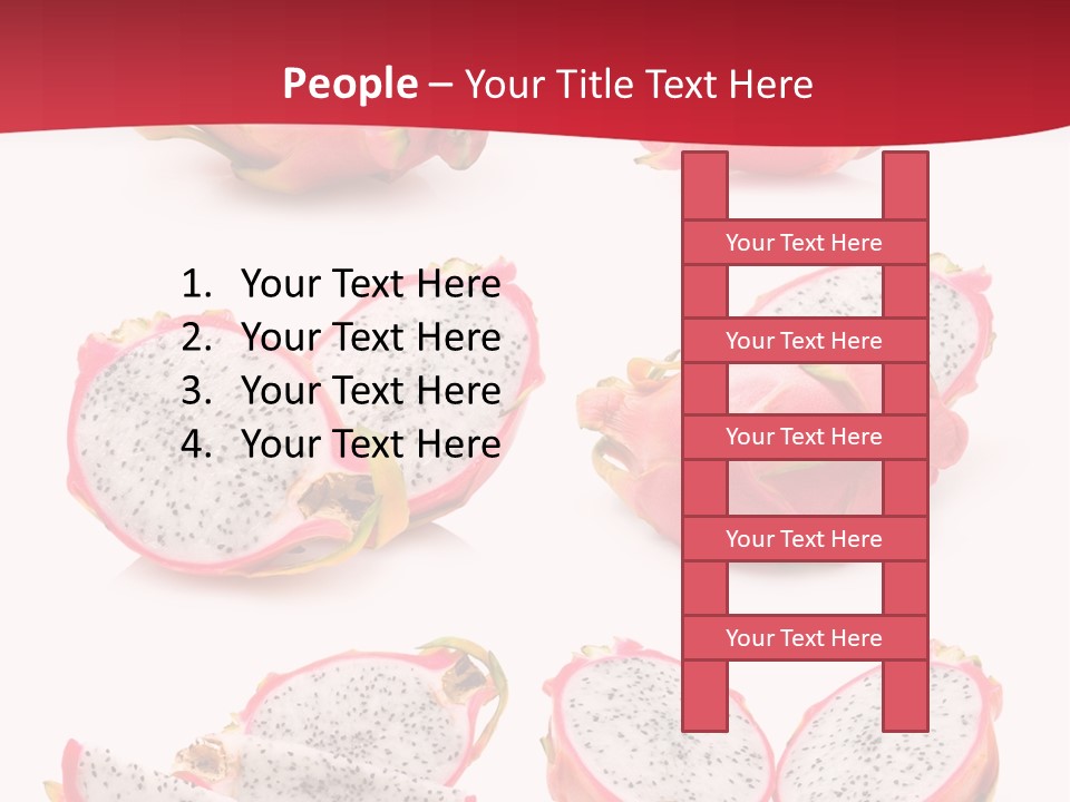 White Food Ripe PowerPoint Template