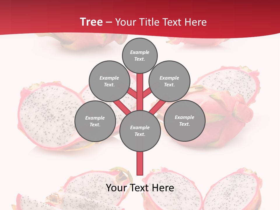 White Food Ripe PowerPoint Template
