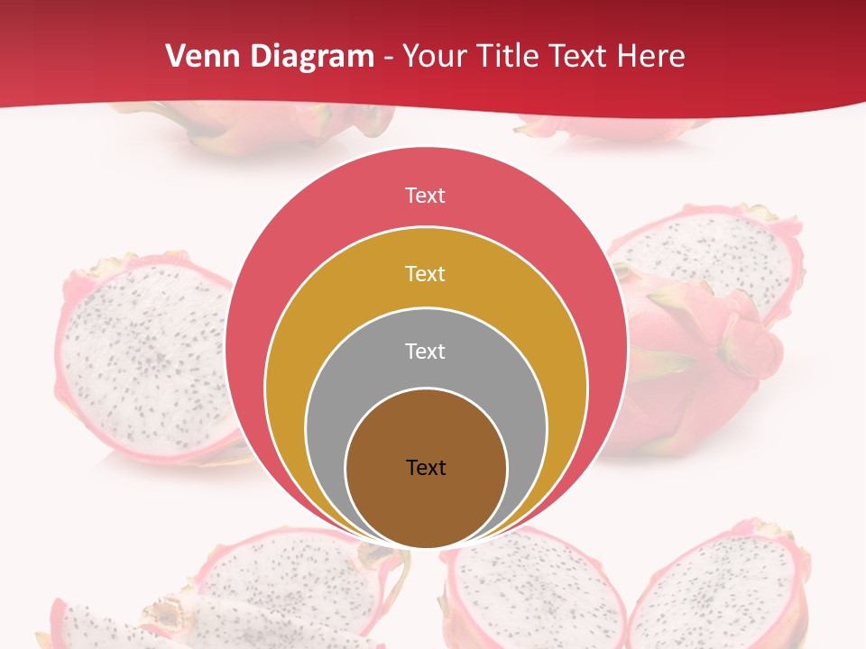 White Food Ripe PowerPoint Template