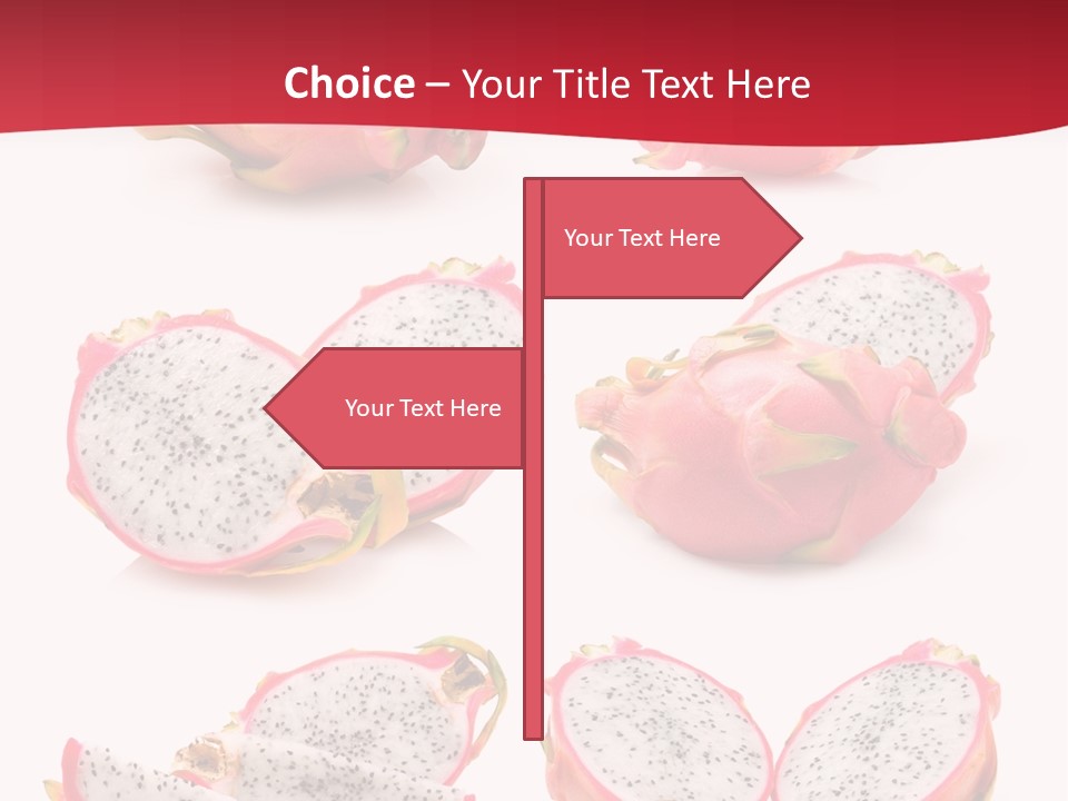 White Food Ripe PowerPoint Template