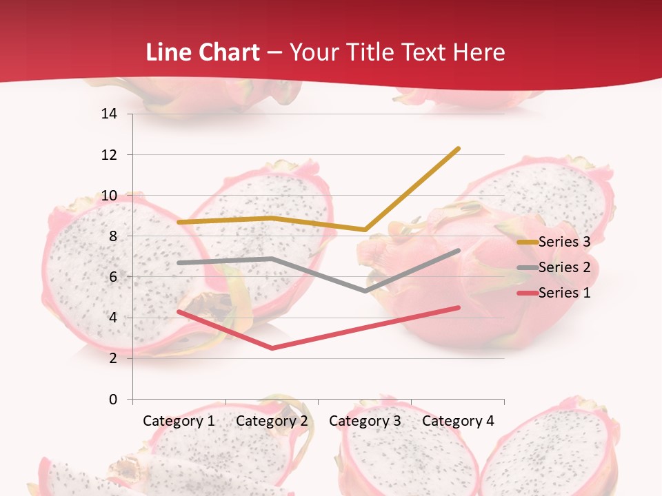 White Food Ripe PowerPoint Template