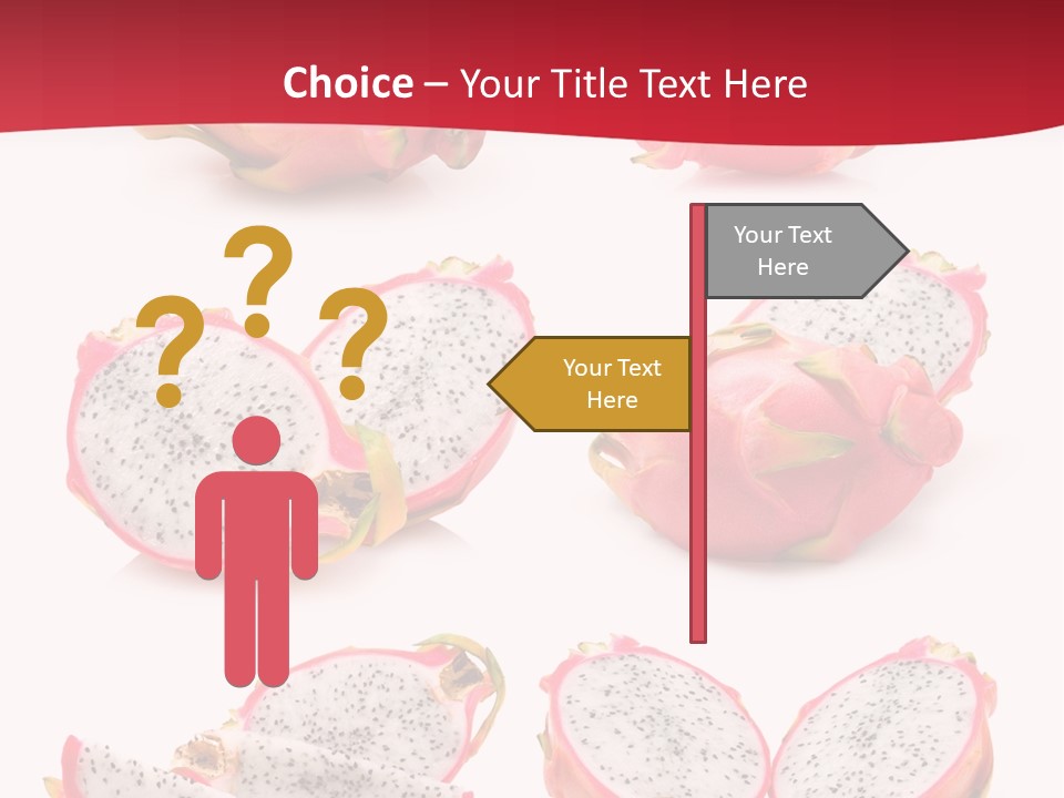 White Food Ripe PowerPoint Template