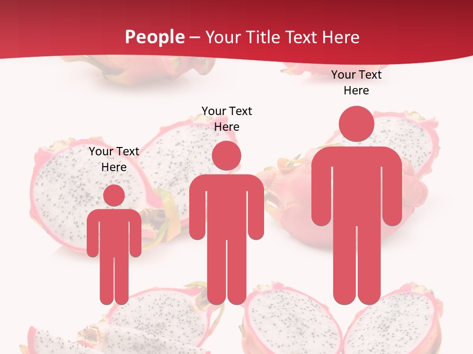 White Food Ripe PowerPoint Template