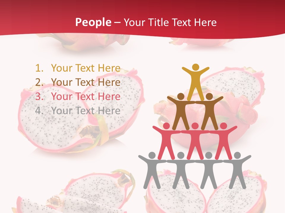White Food Ripe PowerPoint Template