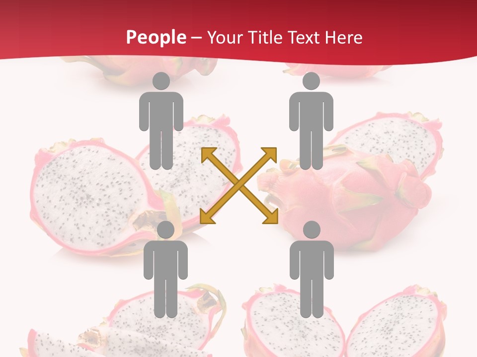White Food Ripe PowerPoint Template