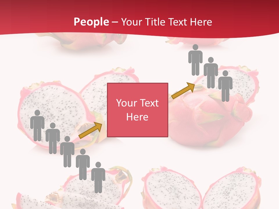 White Food Ripe PowerPoint Template