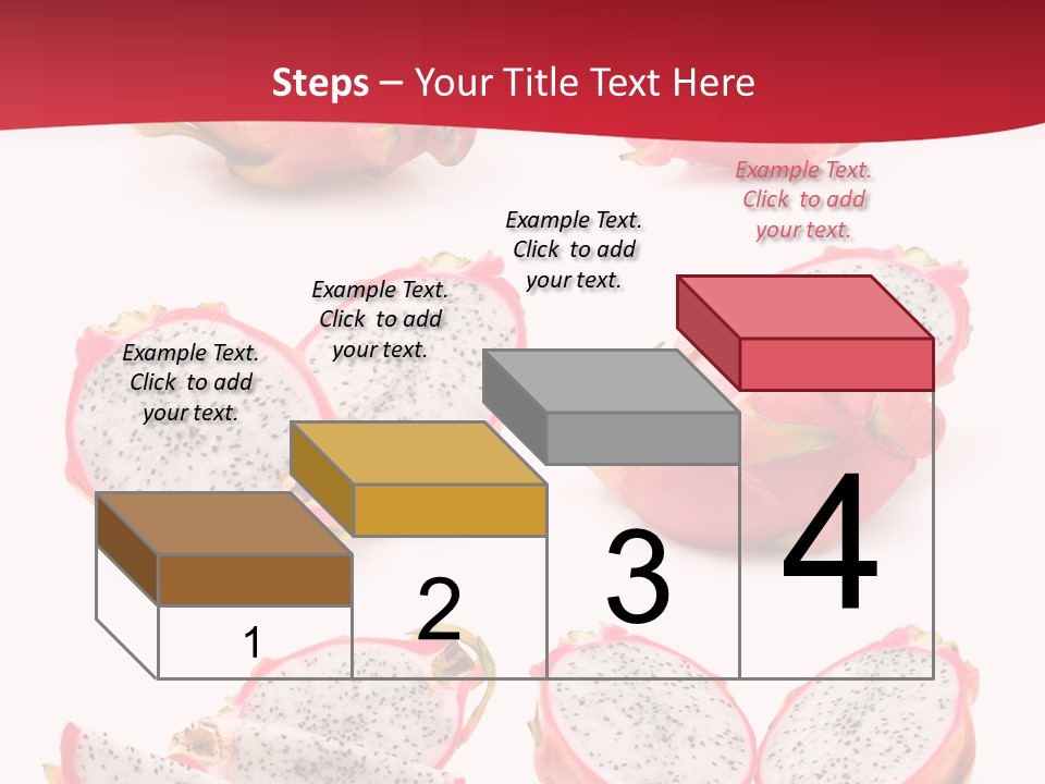 White Food Ripe PowerPoint Template