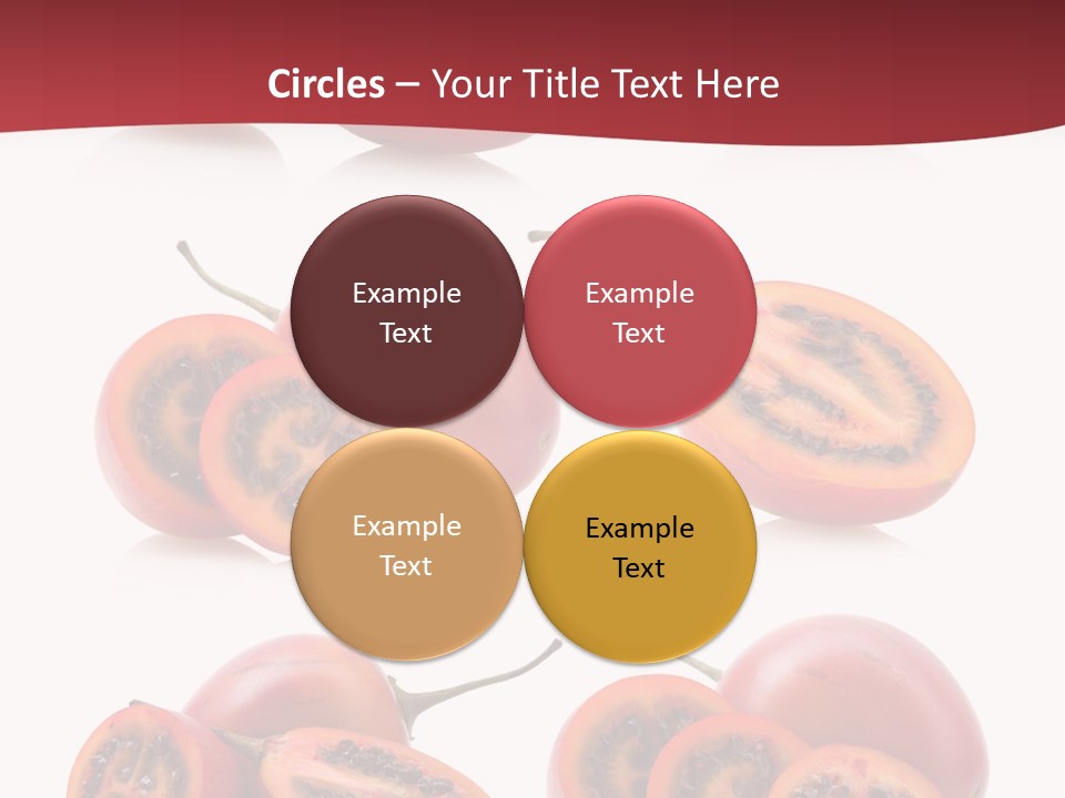 Fresh Cut Vegetable PowerPoint Template