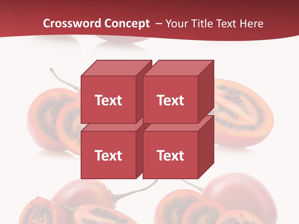 Fresh Cut Vegetable PowerPoint Template