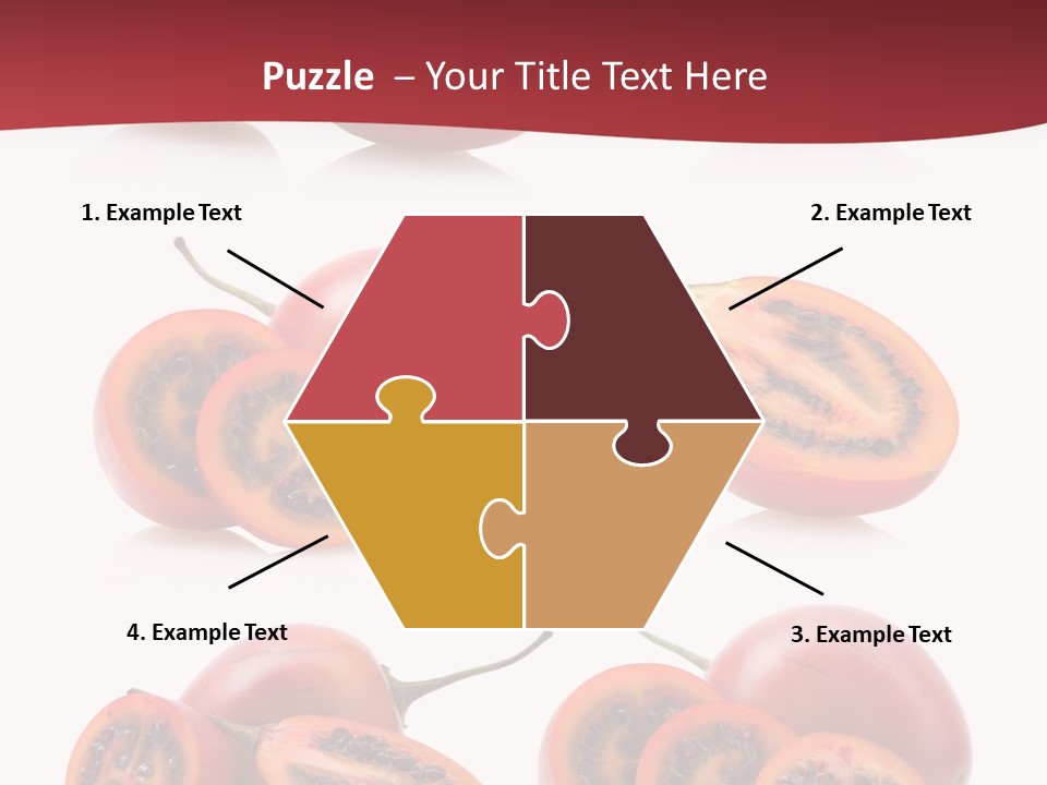 Fresh Cut Vegetable PowerPoint Template