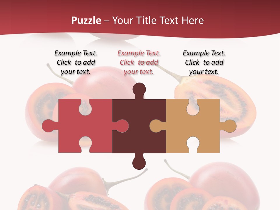 Fresh Cut Vegetable PowerPoint Template