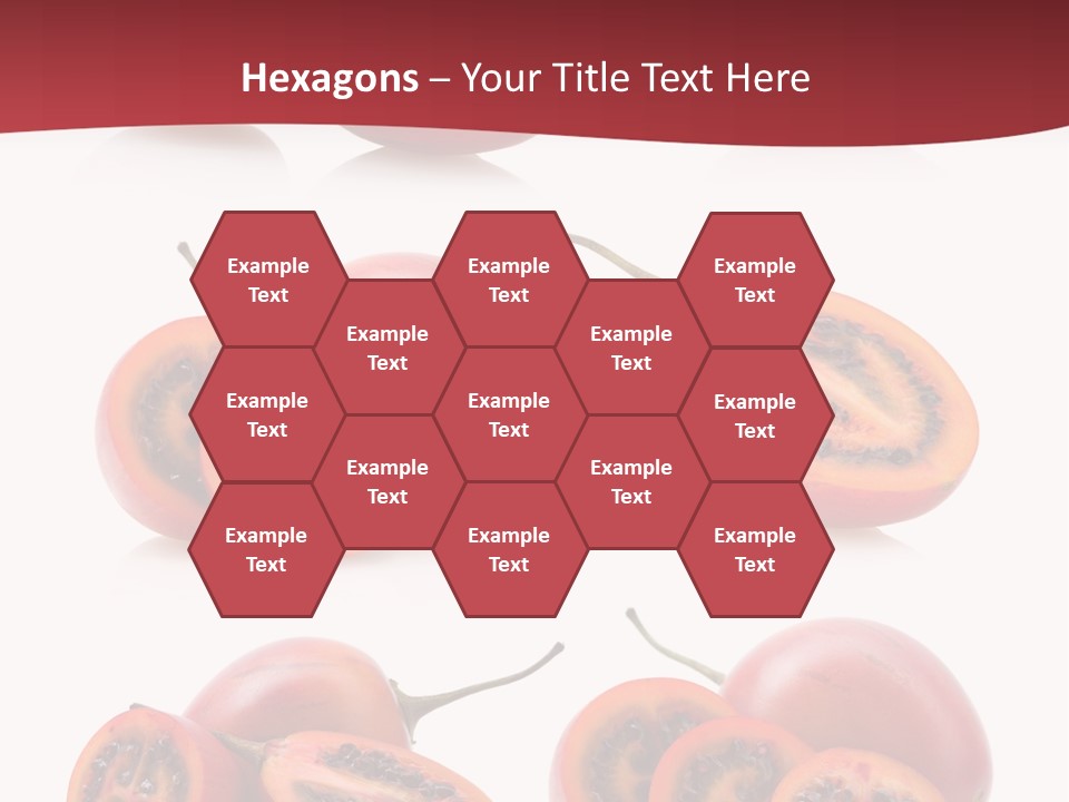 Fresh Cut Vegetable PowerPoint Template