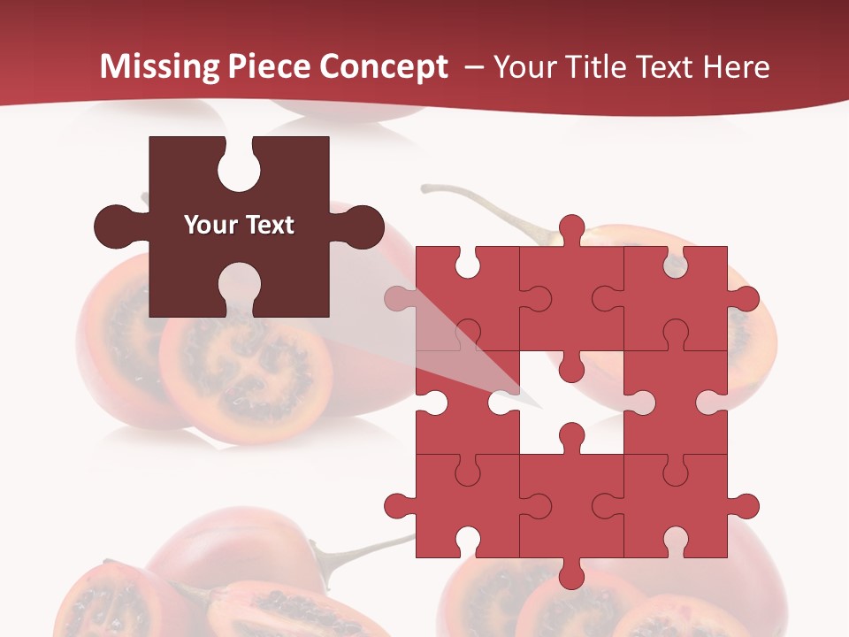 Fresh Cut Vegetable PowerPoint Template