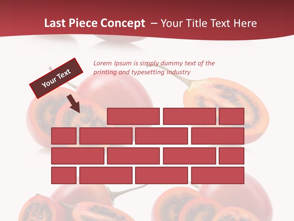 Fresh Cut Vegetable PowerPoint Template