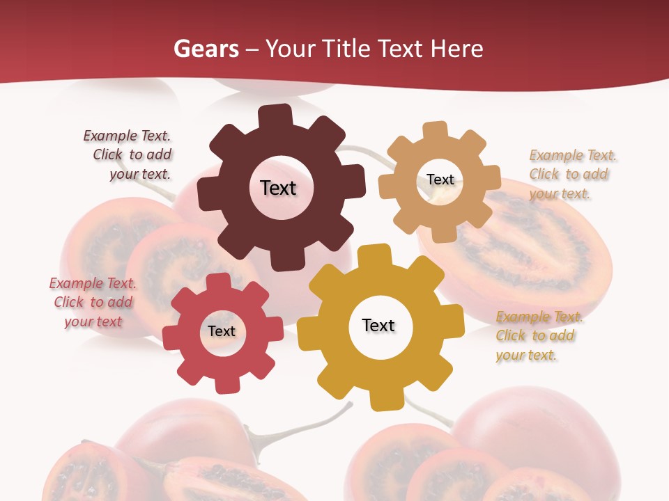 Fresh Cut Vegetable PowerPoint Template
