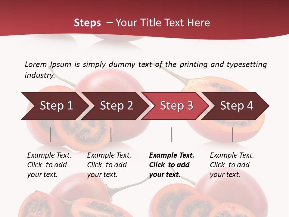 Fresh Cut Vegetable PowerPoint Template