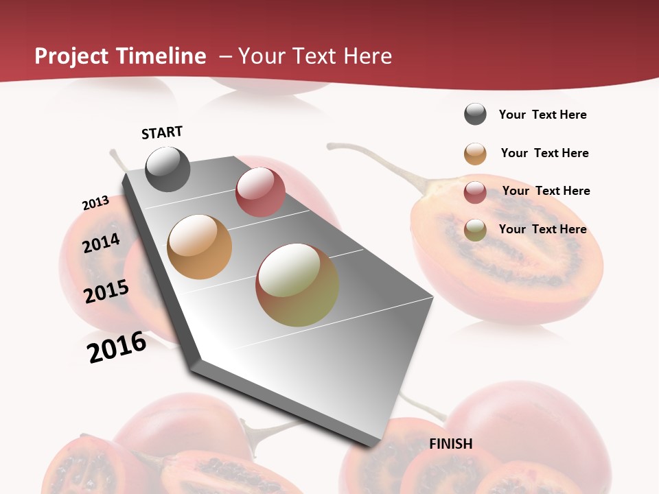 Fresh Cut Vegetable PowerPoint Template