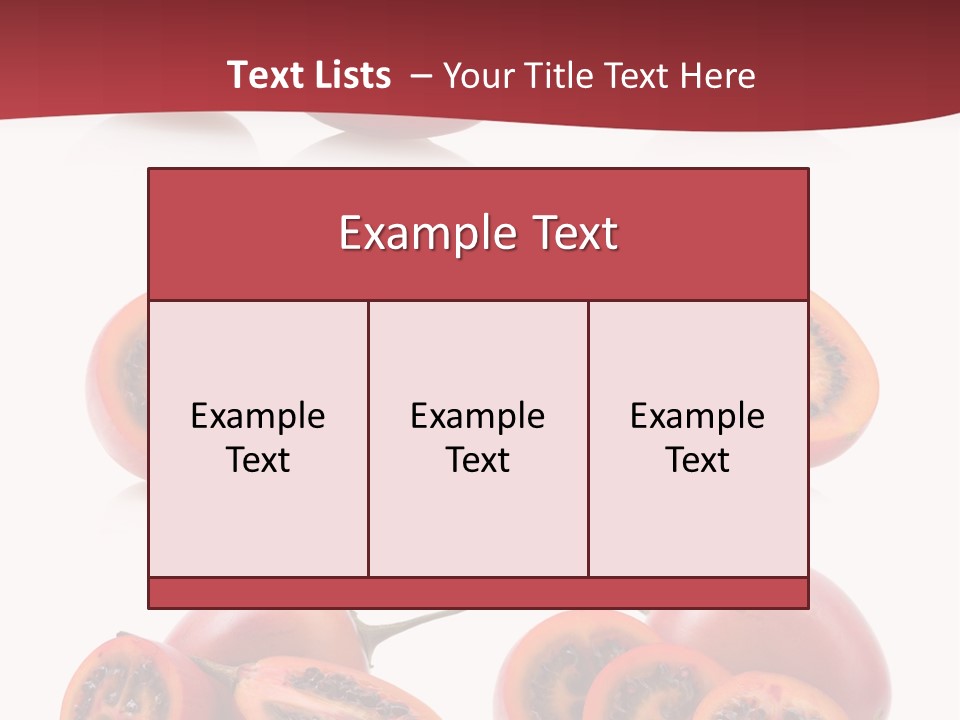 Fresh Cut Vegetable PowerPoint Template