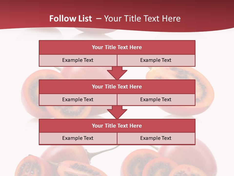 Fresh Cut Vegetable PowerPoint Template