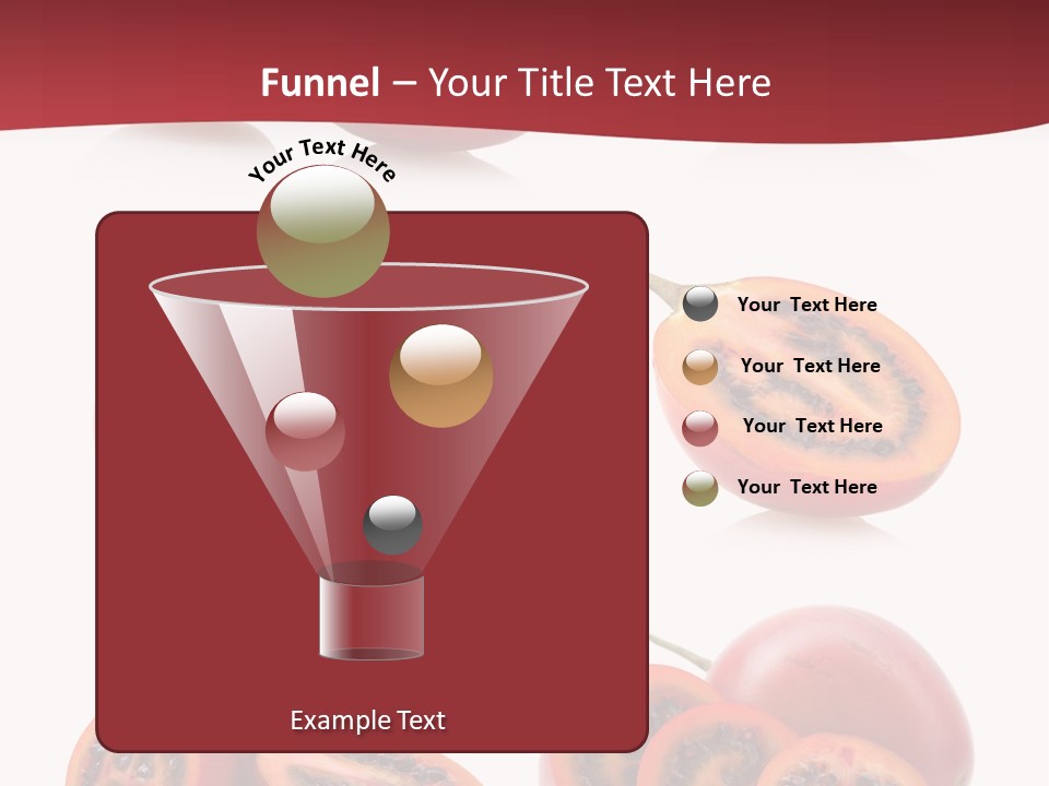 Fresh Cut Vegetable PowerPoint Template