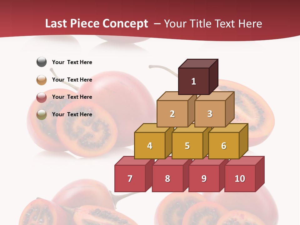 Fresh Cut Vegetable PowerPoint Template