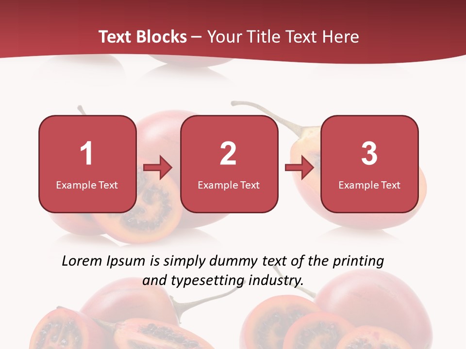 Fresh Cut Vegetable PowerPoint Template