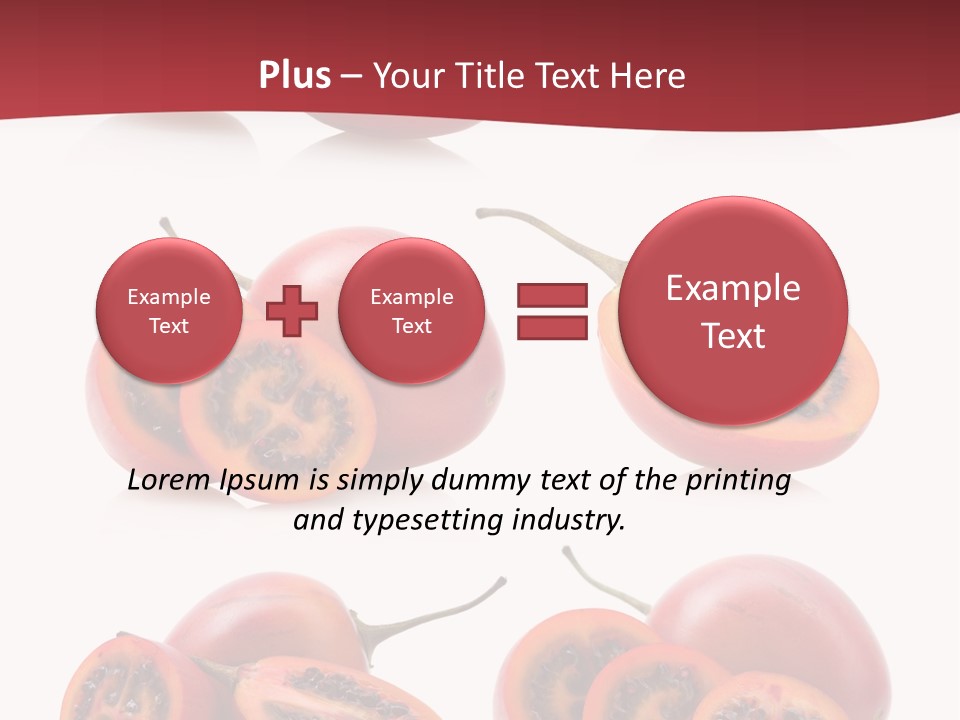 Fresh Cut Vegetable PowerPoint Template