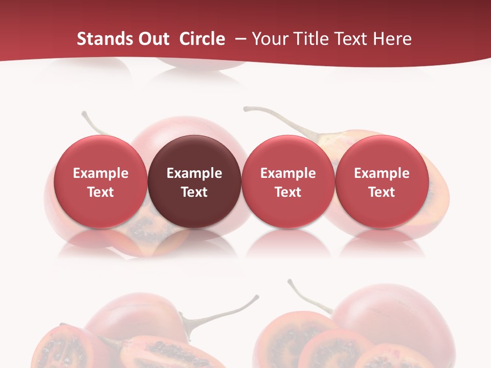 Fresh Cut Vegetable PowerPoint Template