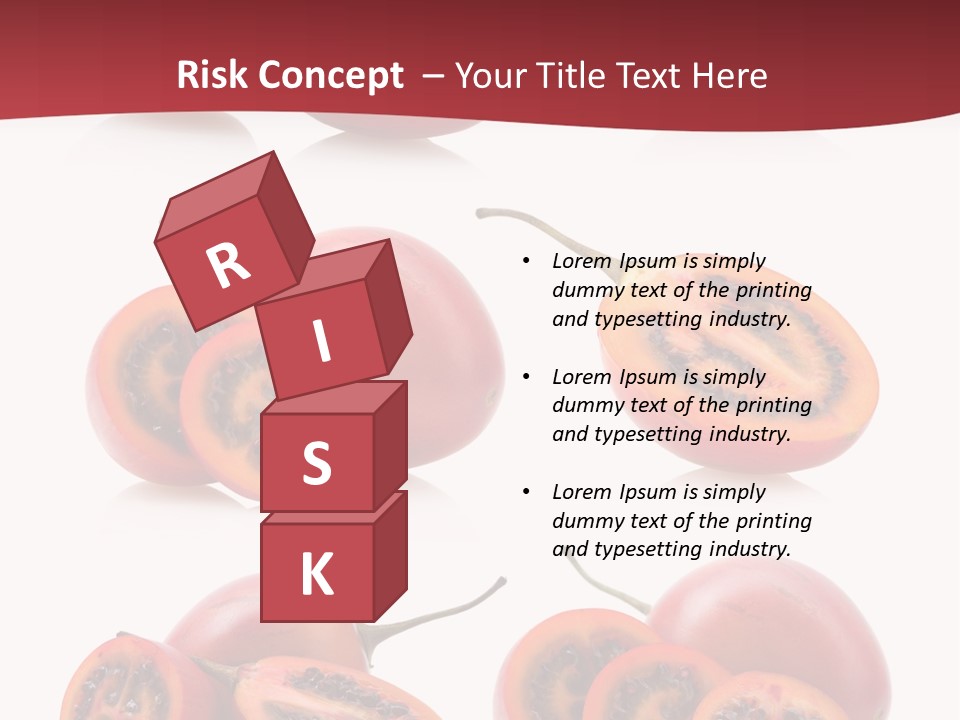 Fresh Cut Vegetable PowerPoint Template