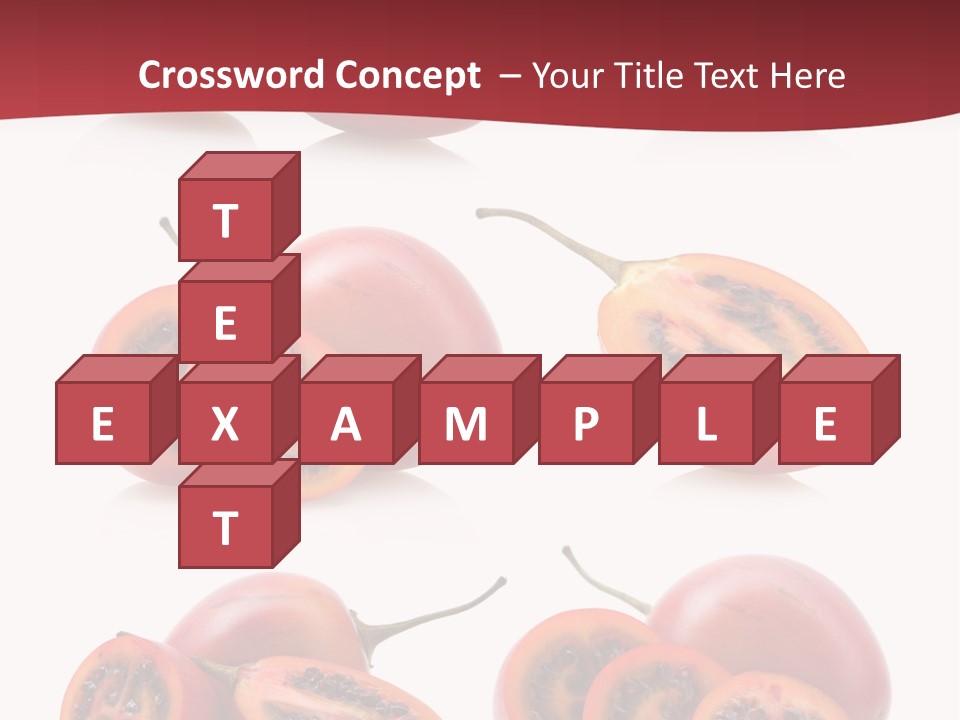 Fresh Cut Vegetable PowerPoint Template