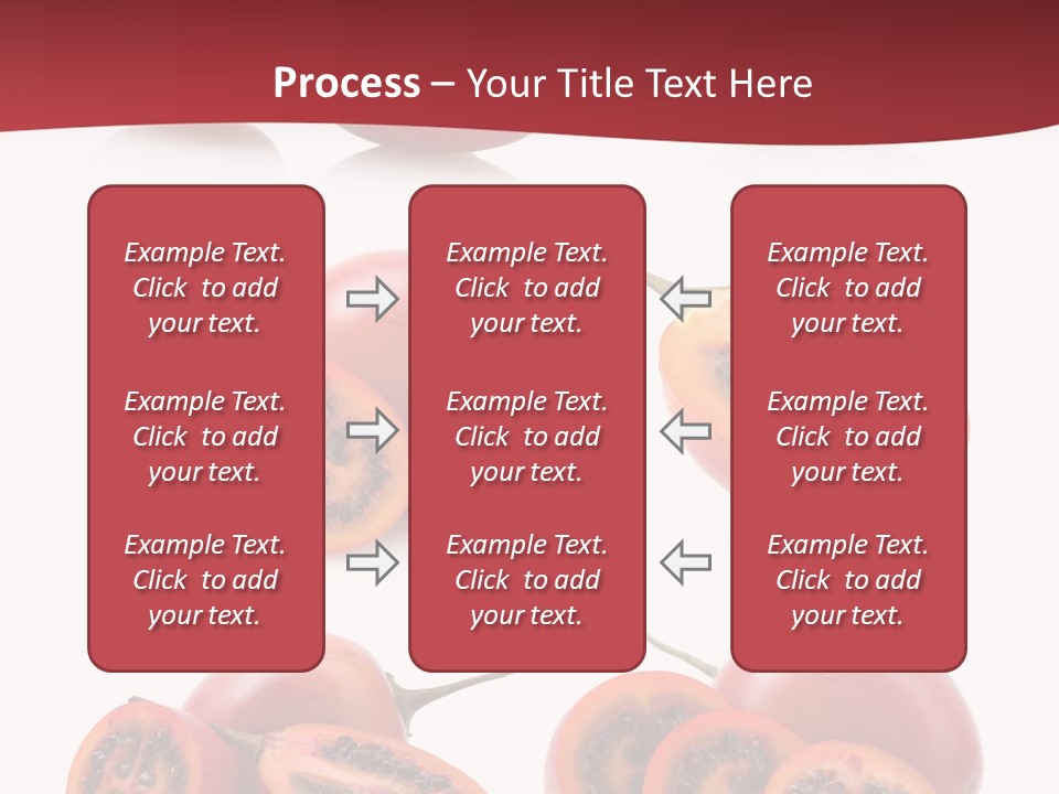 Fresh Cut Vegetable PowerPoint Template