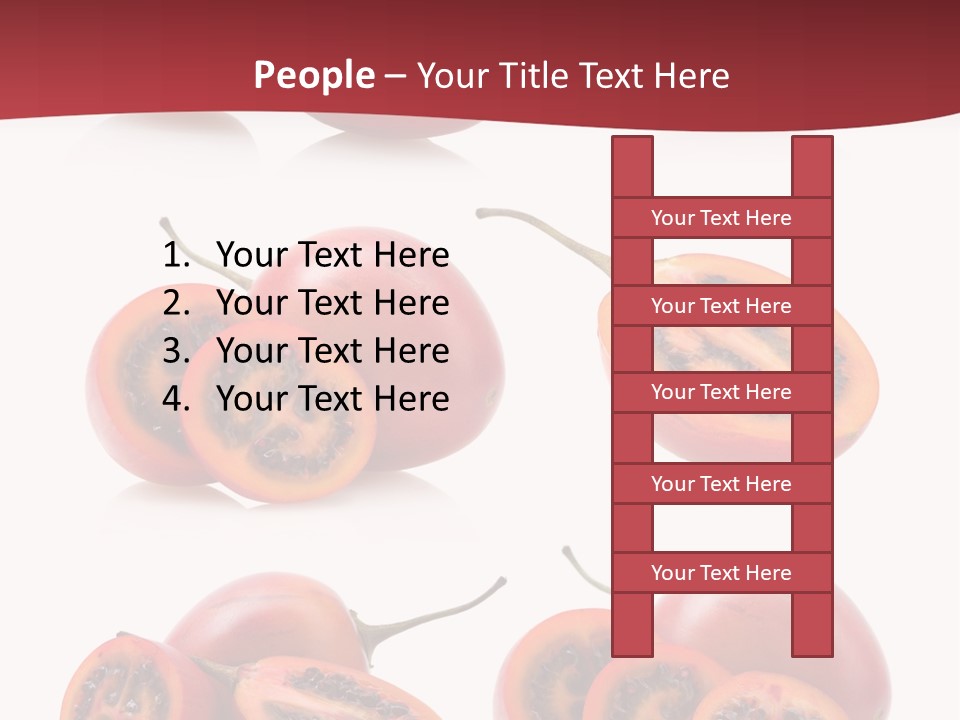 Fresh Cut Vegetable PowerPoint Template