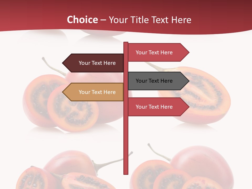 Fresh Cut Vegetable PowerPoint Template