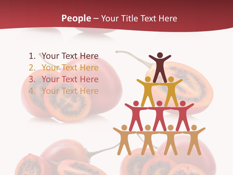 Fresh Cut Vegetable PowerPoint Template