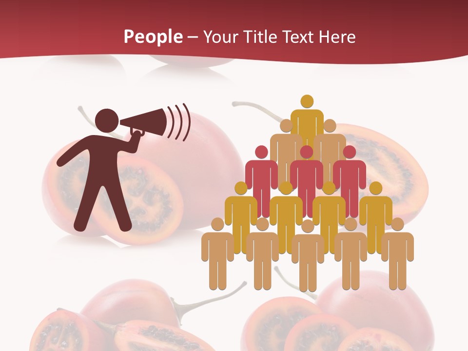 Fresh Cut Vegetable PowerPoint Template