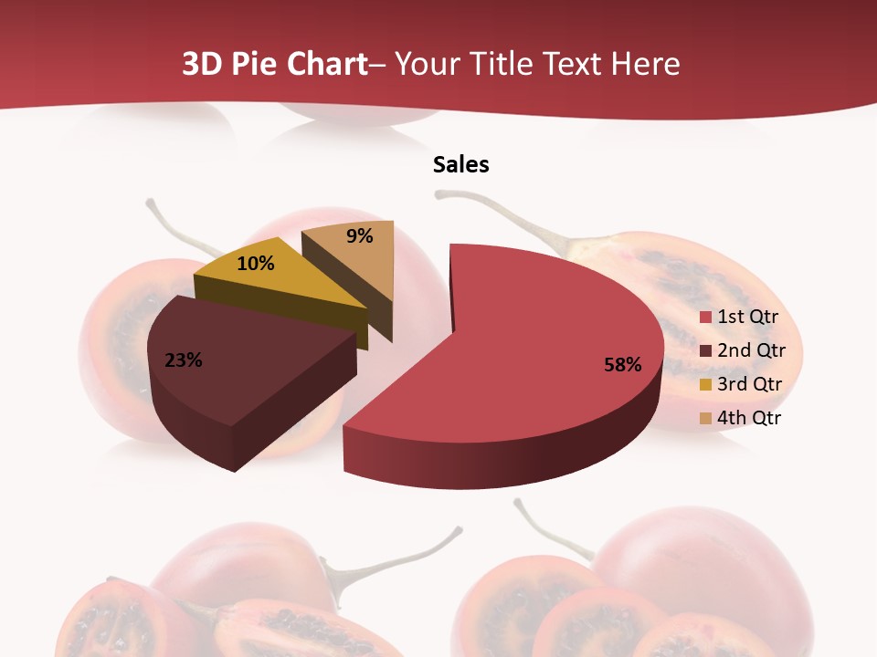 Fresh Cut Vegetable PowerPoint Template