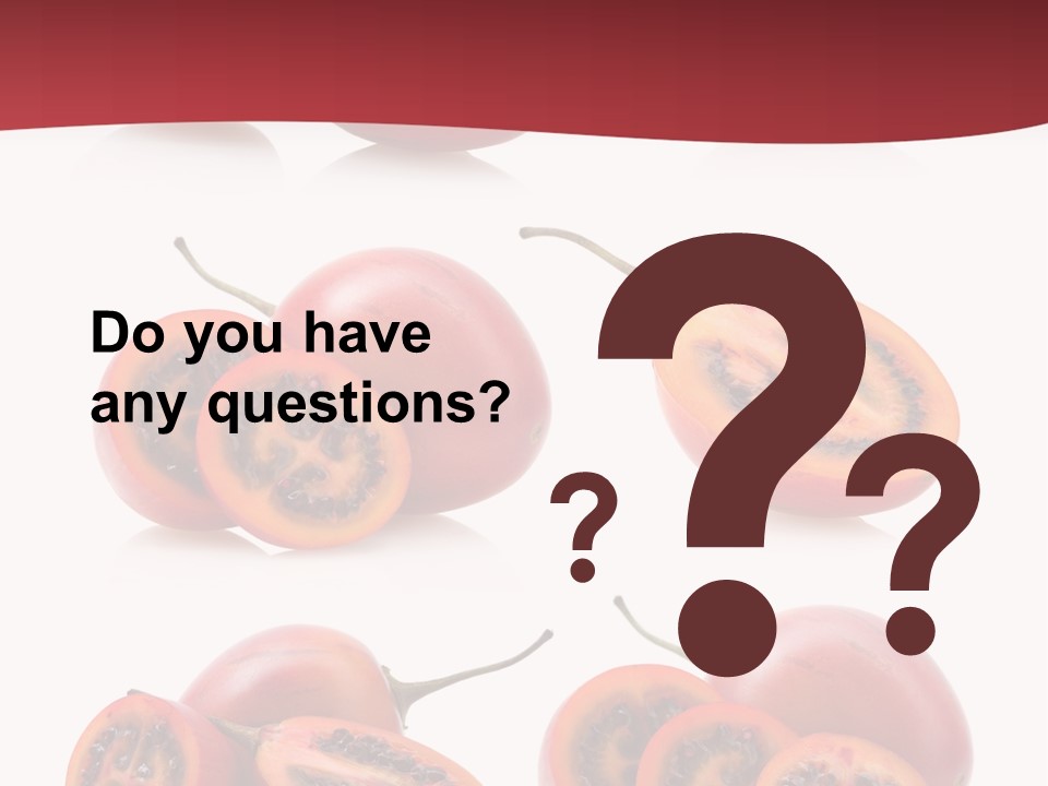 Fresh Cut Vegetable PowerPoint Template