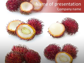 White Ripe Asian PowerPoint Template