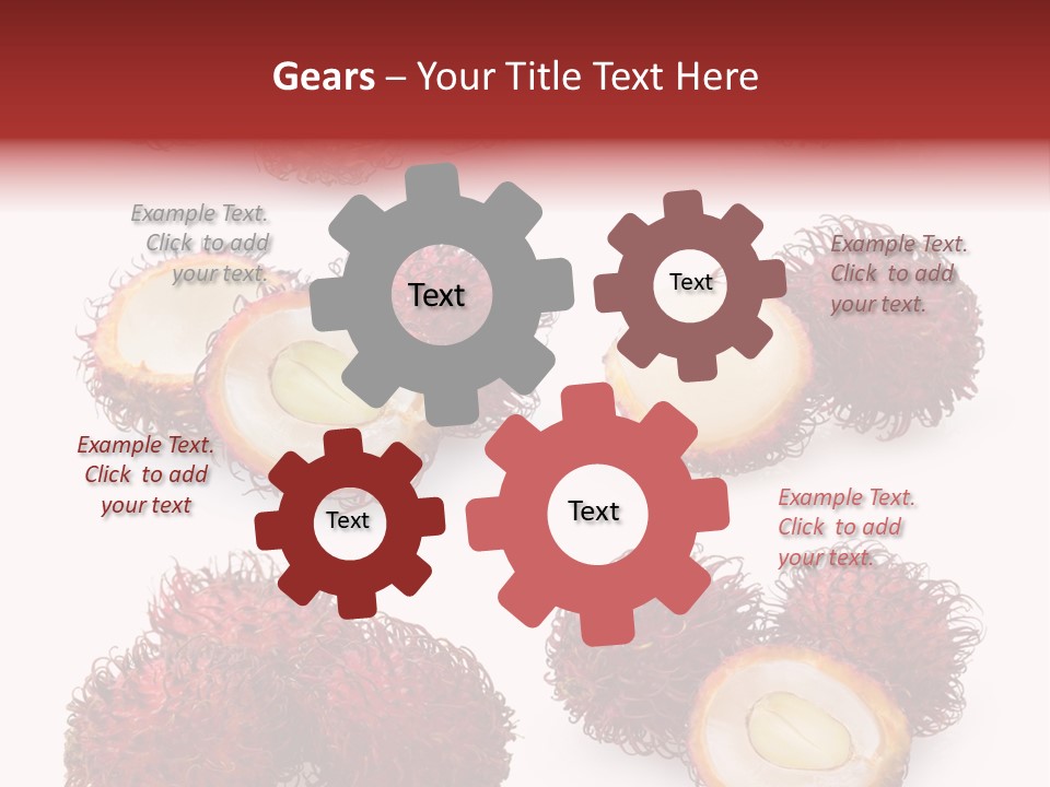 White Ripe Asian PowerPoint Template