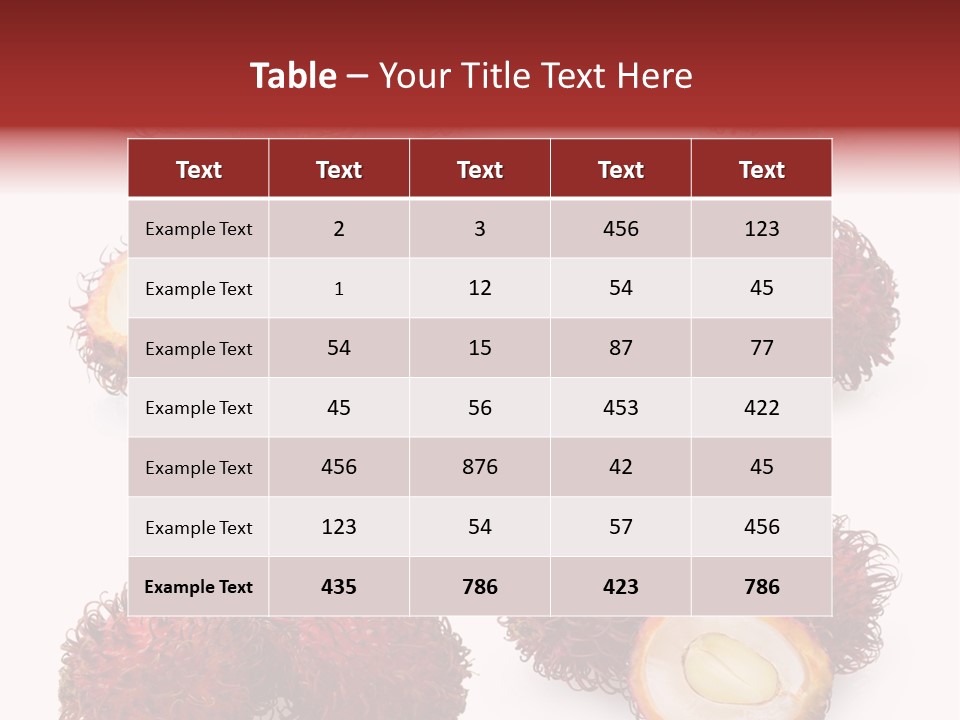 White Ripe Asian PowerPoint Template