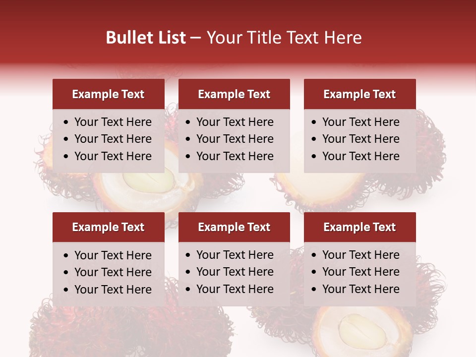 White Ripe Asian PowerPoint Template