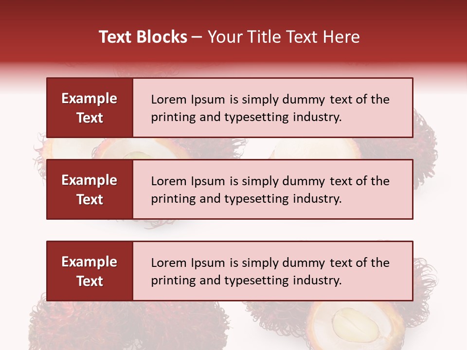 White Ripe Asian PowerPoint Template