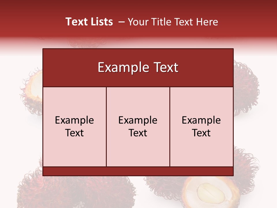 White Ripe Asian PowerPoint Template