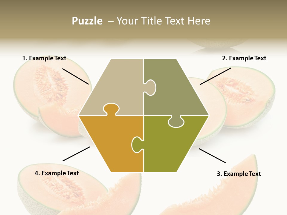 Raw Water Melon Fruit PowerPoint Template