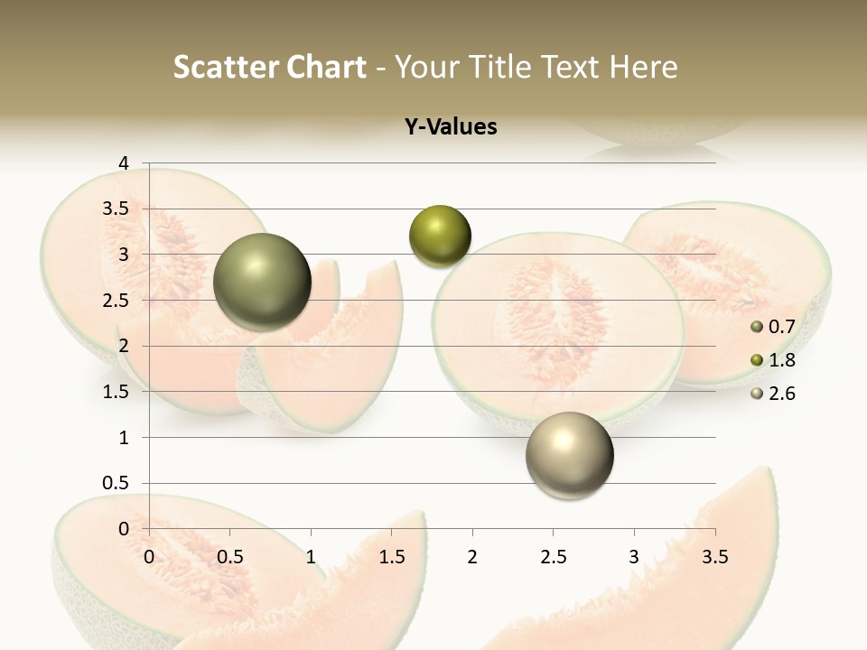 Raw Water Melon Fruit PowerPoint Template